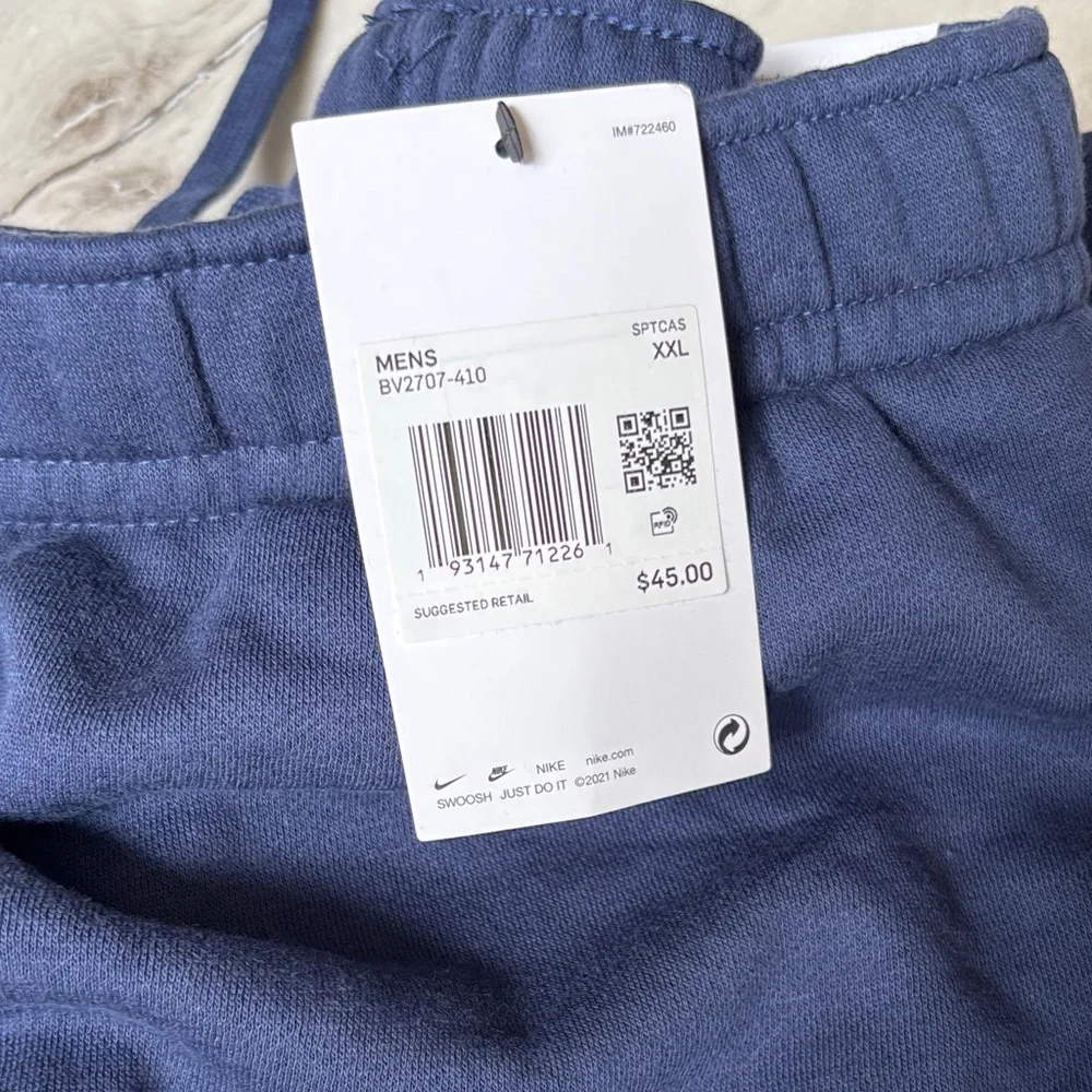 Nike Sportswear Club Fleece Men's Pants Navy‎ size XXL New With Tags